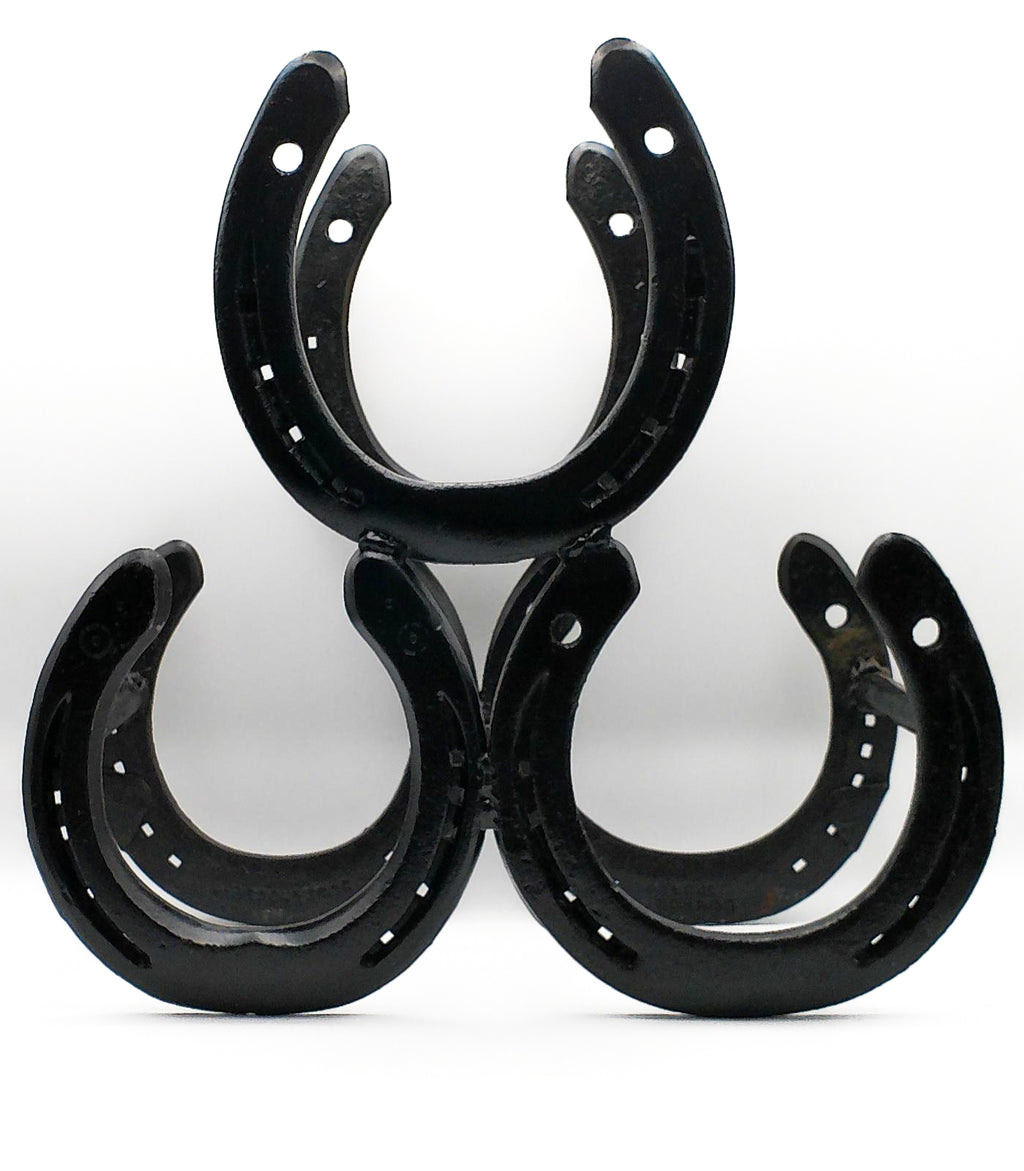 Handcrafted Horseshoe Wine Rack