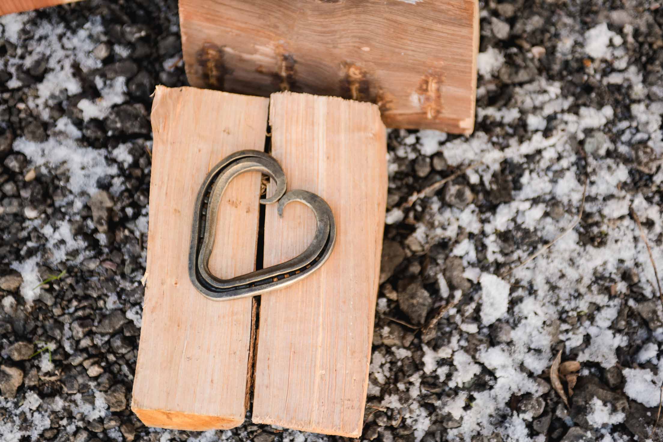 Handcrafted Horseshoe Heart