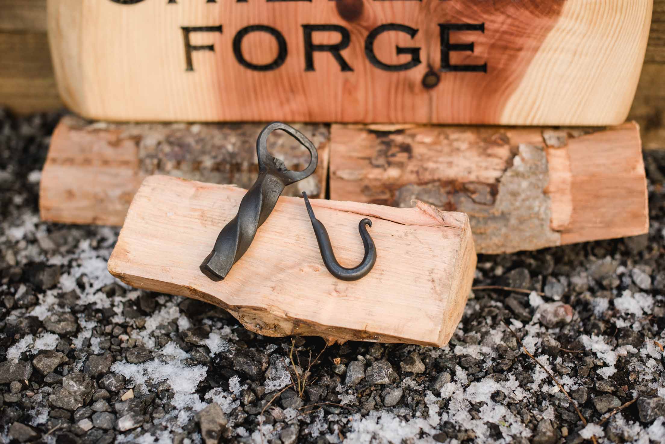 Handcrafted Metal Twist Bottle Opener