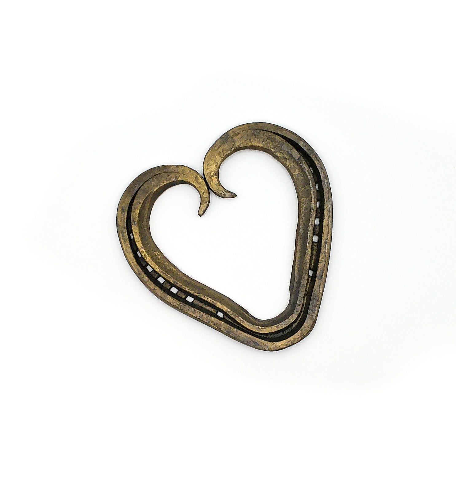 Handcrafted Horseshoe Heart