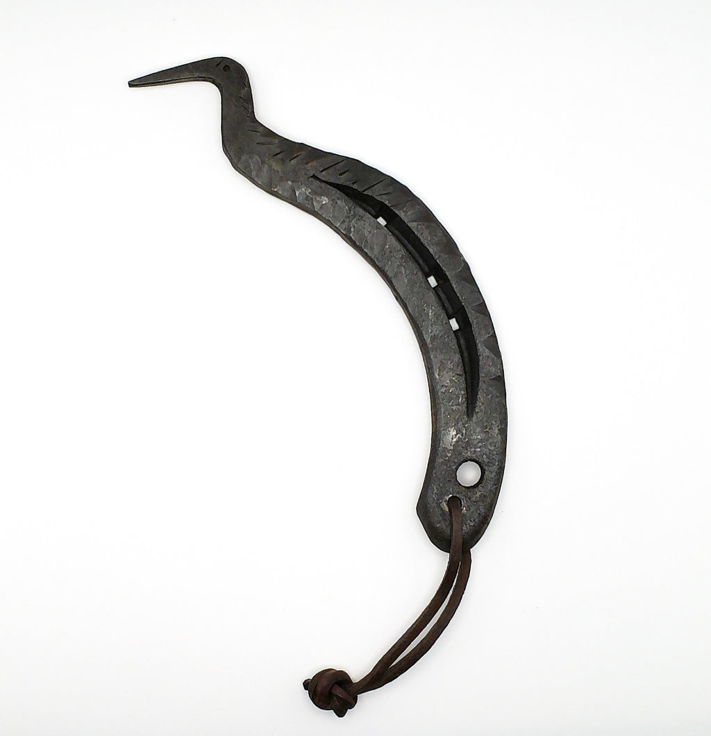 Handcrafted horseshoe hoof-pick